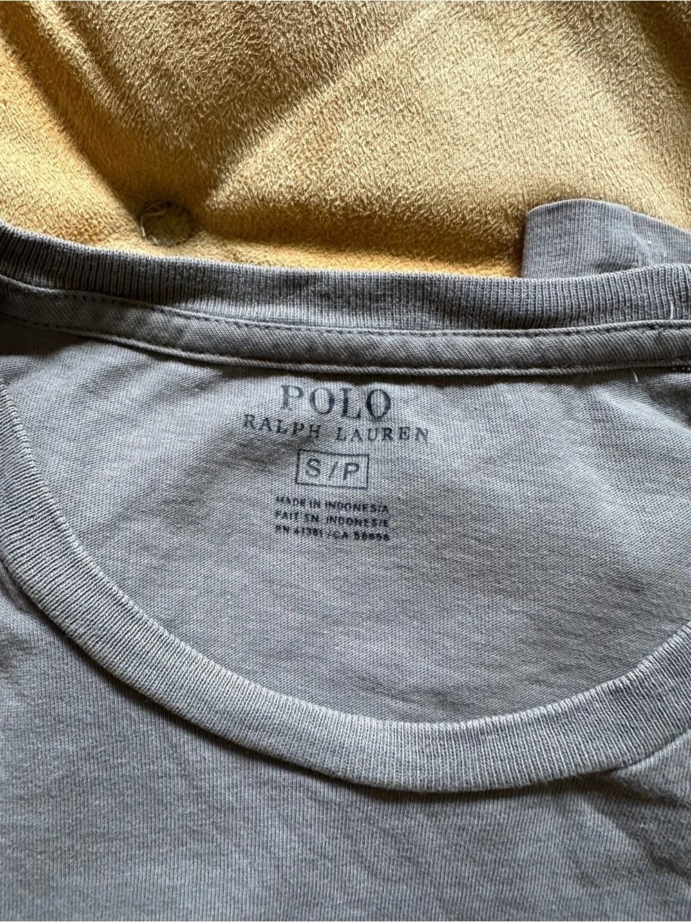Polo by Ralph Lauren Short Sleeve Crew Tee in Slate Gray